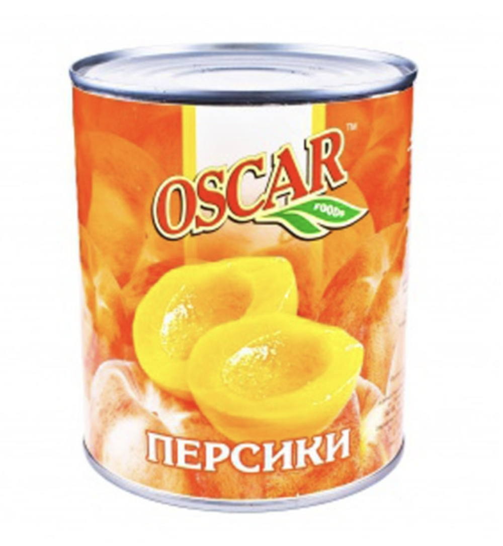 Персик Oscar половинками 850мл